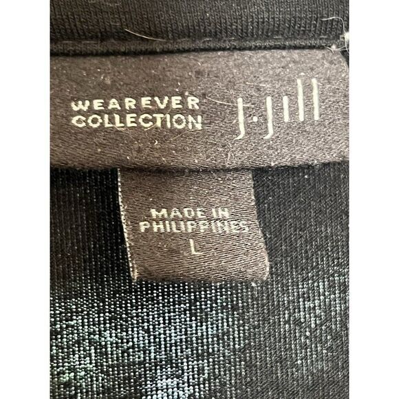 J Jill Lot Of 2 Open Front Cardigan Black Blue Size Large.    Dd - Picture 4 of 10